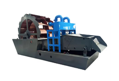 Машина для мойки мелкого песка с наклонным вибрационным экраном